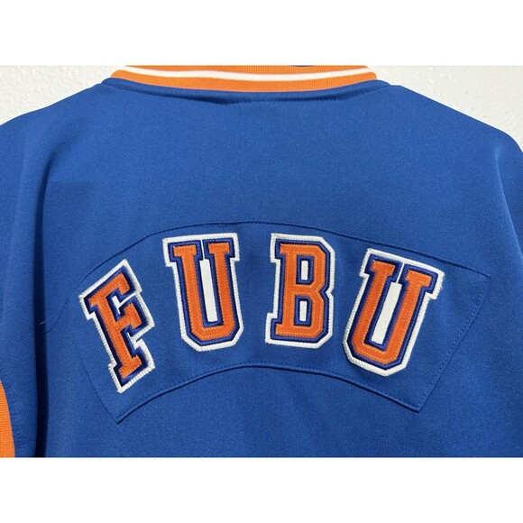 Vintage FUBU City Series Collection NYC METS KNICKS Long Sleeve Stitched Jersey - Picture 5 of 15